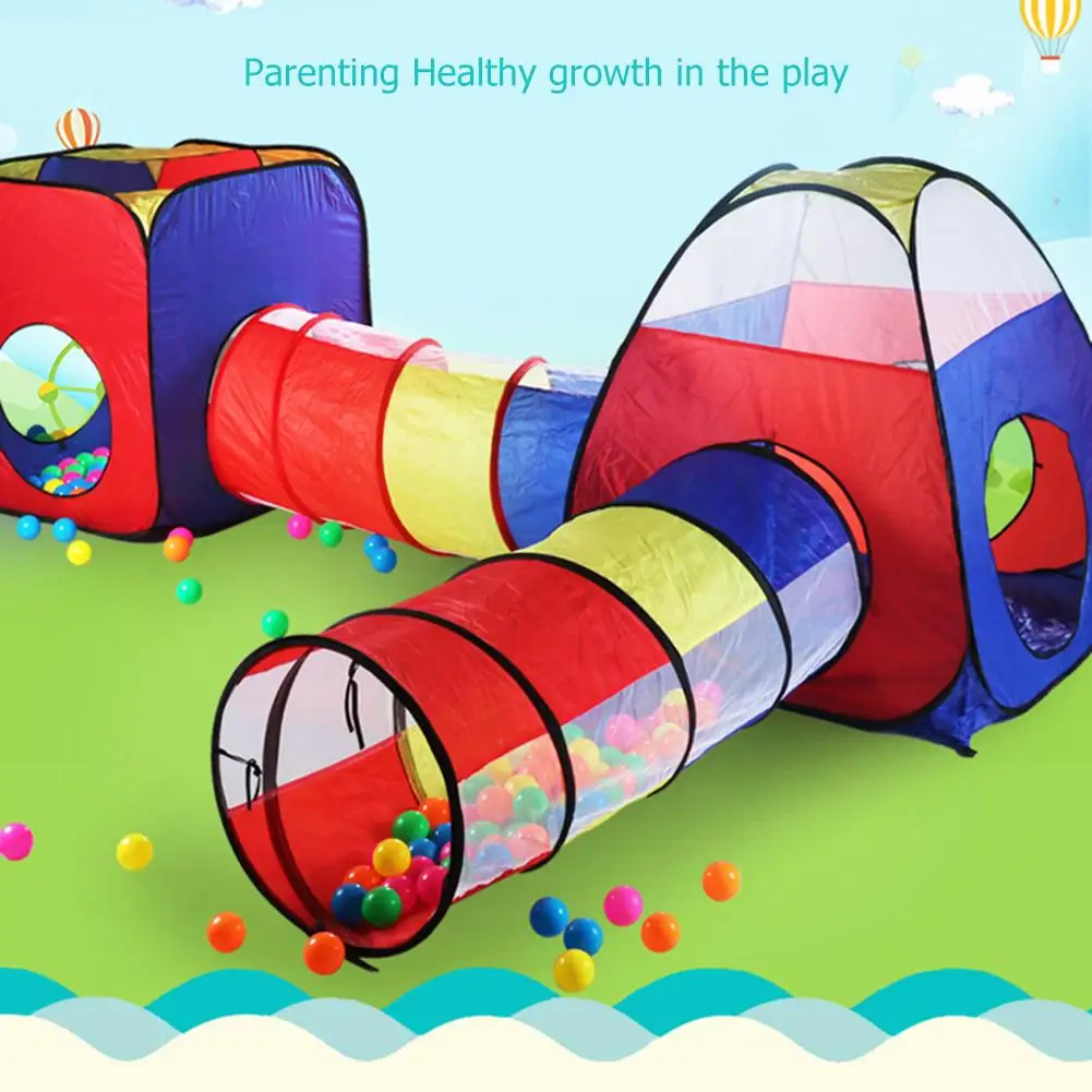 

Play House Indoor and Outdoor Easy Folding Ocean Ball Pool Pit Game Tent Play Hut Girls Garden Playhouse Kids Children Toy Tent