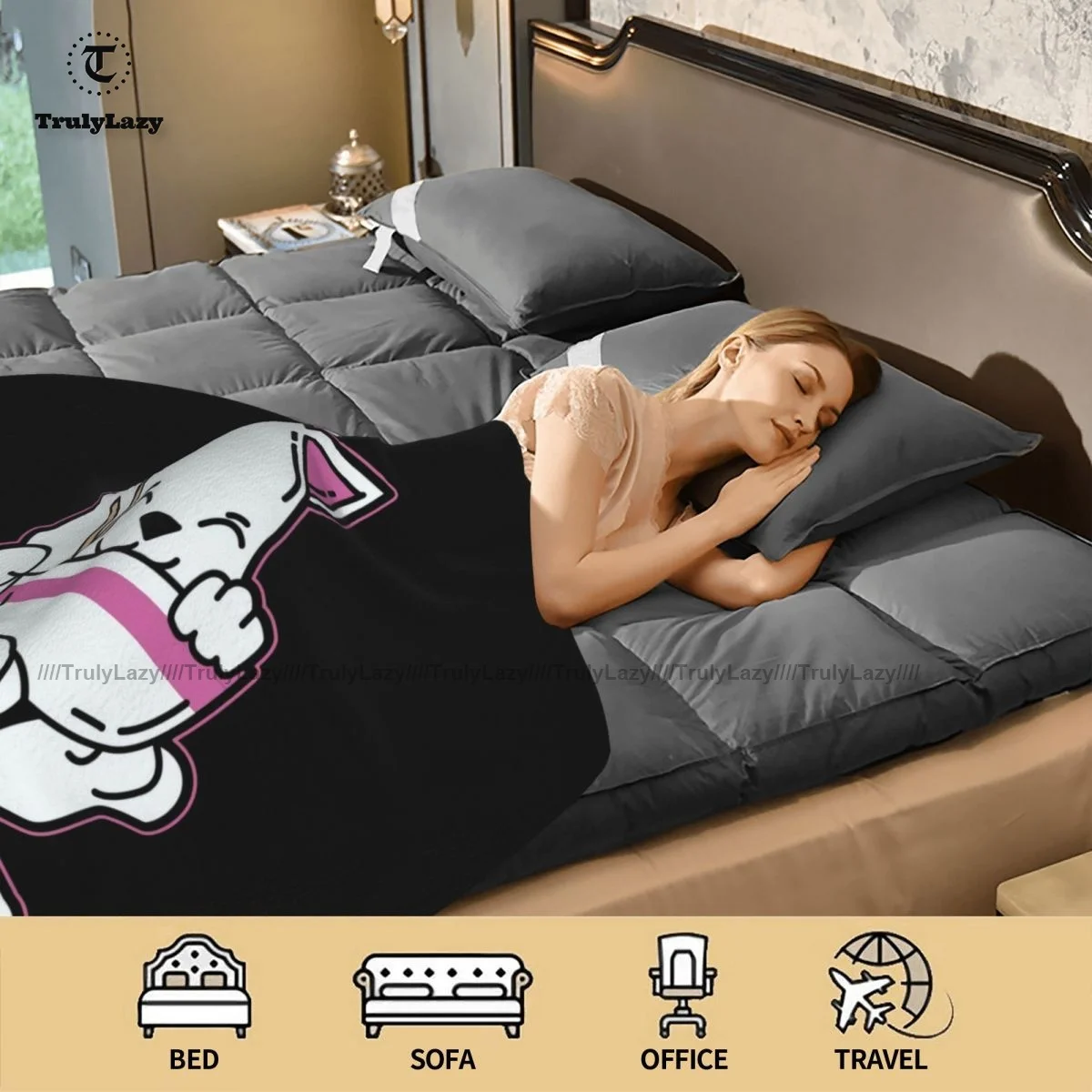 

Japanese Anime Blanket Cheap Furry Round Bedspread Fleece Winter Soft Blanket