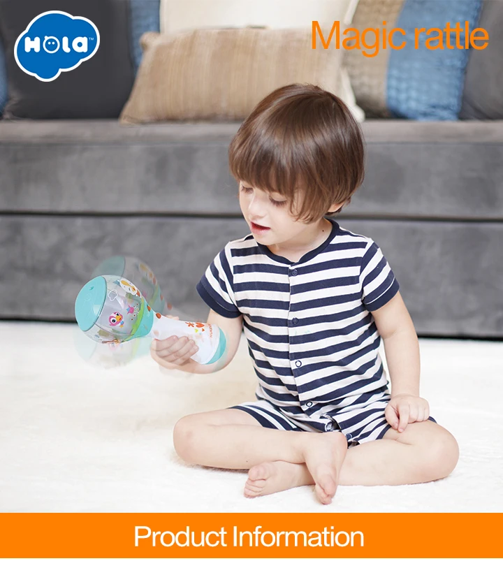 HOLA TOYS 3125 Детские музыкальные погремушки колокольчики для младенцев игрушки для детей Подарки