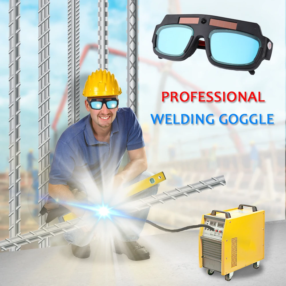 Очки для сварки на солнечной батарее с автозатемнением защитные очки защитой от
