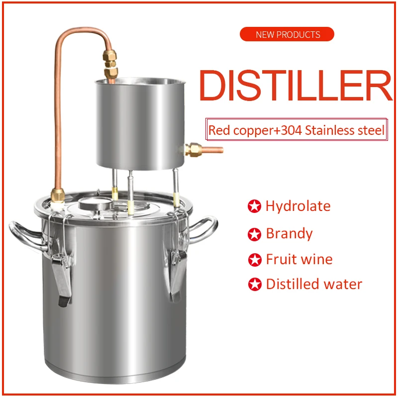 Moonshine Distiller Home Wine DIY Equipment Vodka Whiskey Brandy Alcohol Making Distillation Machine Fermentation barrel