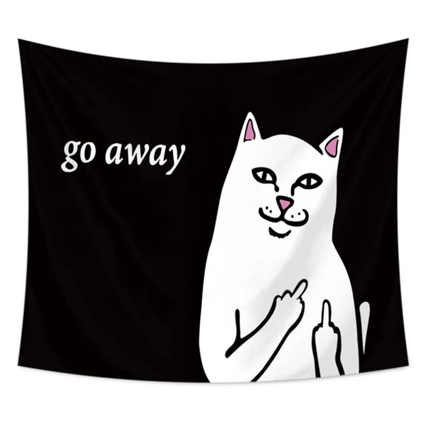 Гобелен с принтом в скандинавском стиле настенный психоделический декоративный