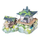 Художественная модель MU 3D металлическая головоломка легенда о Hei-Wuxian, модель здания комнаты, сделай сам, лазерная резка, сборка, пазлы, игрушки, подарок для взрослых