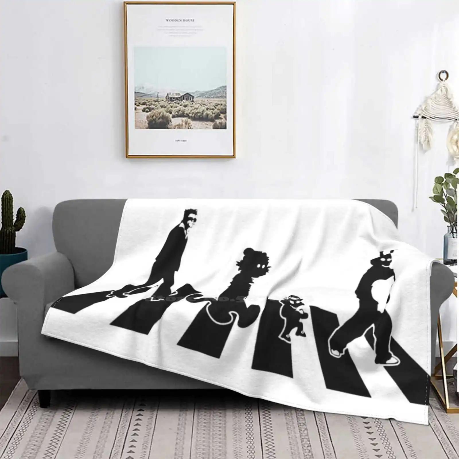 

Волшебные загадочные друзья на Abbey Road, креативная карикатура, французская карикатура, друзья в Abbey Road