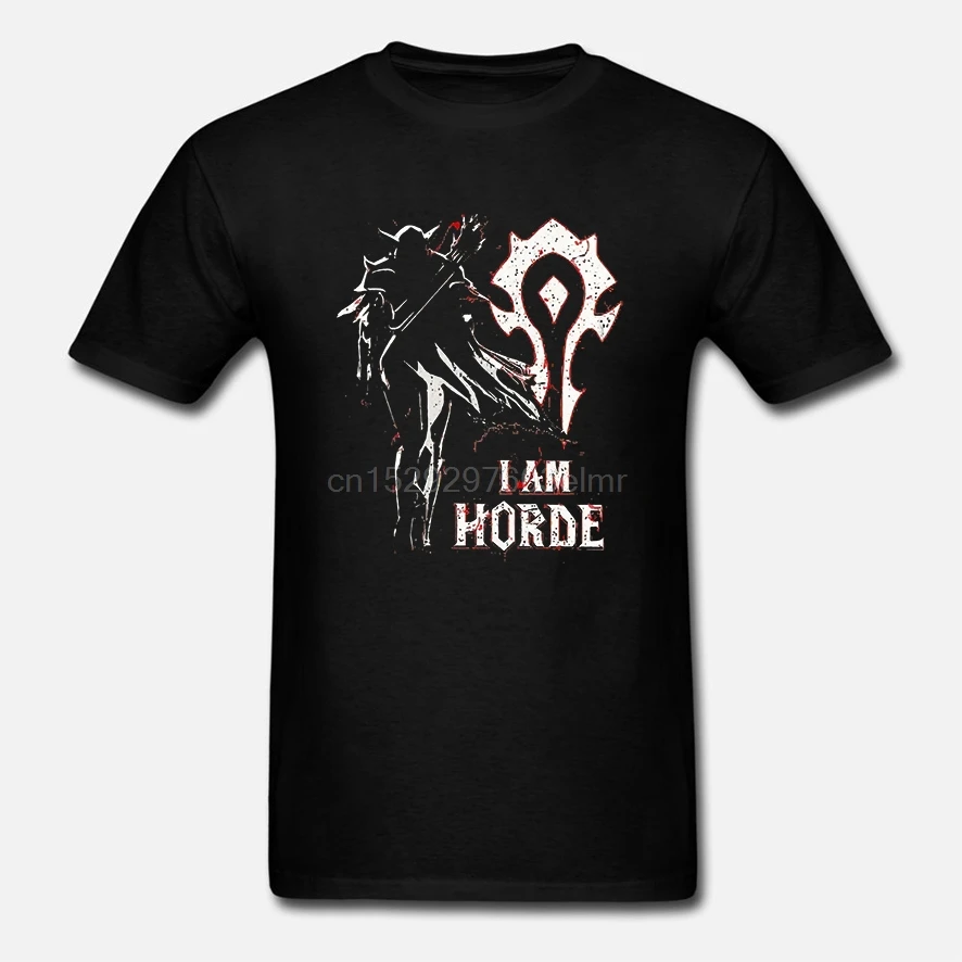 Мужская футболка I Am Horde женская и |