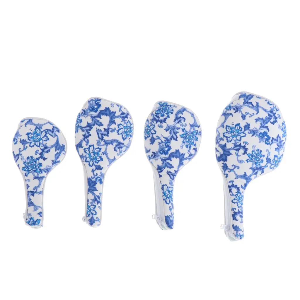 

4Pcs Waterproof Durable Golf Wood Head Cover Universal Driver Club Headcover Zipper 1 3 5 UT Wood Driver Headcover