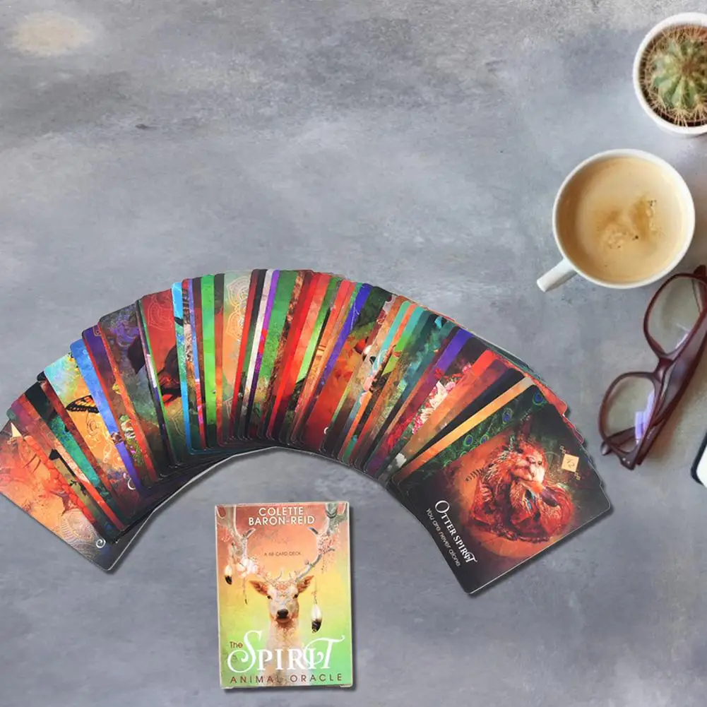 68 шт. карты Таро для Spirit Animal Oracle The настольные игры вечерние игральные