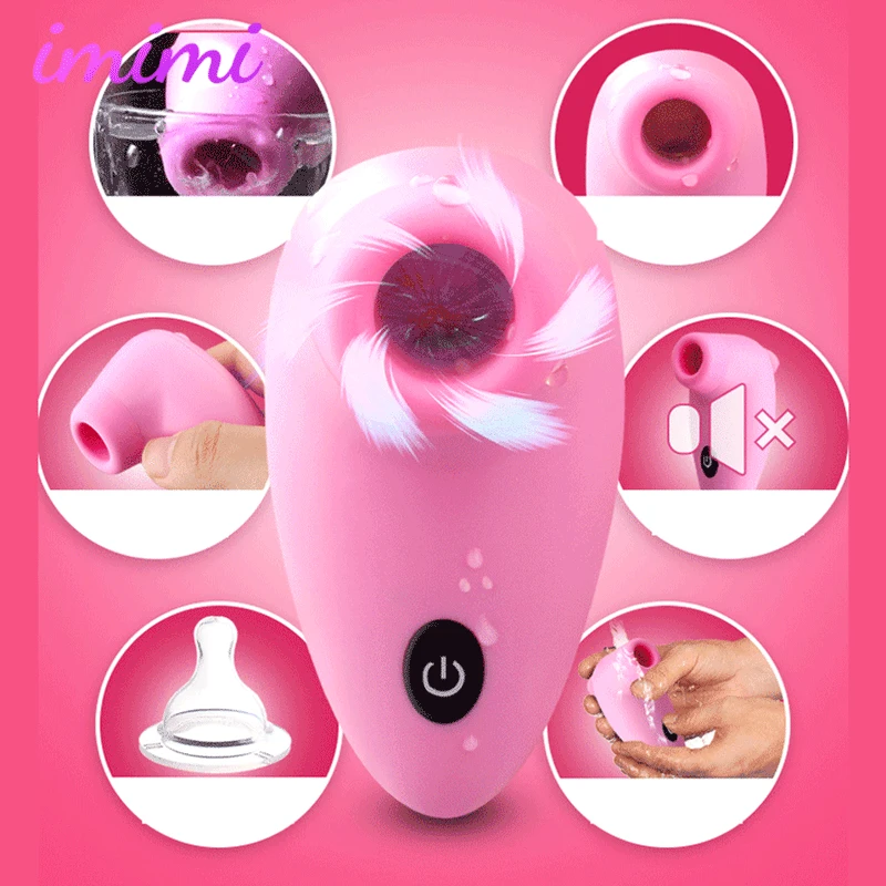 G-Spot Clitoral Stimulator Oral Suck Massager Nipple Licking Sucker Vibrators Dildo Female Masturbator Vagina Erotic Sex Toys | Красота и