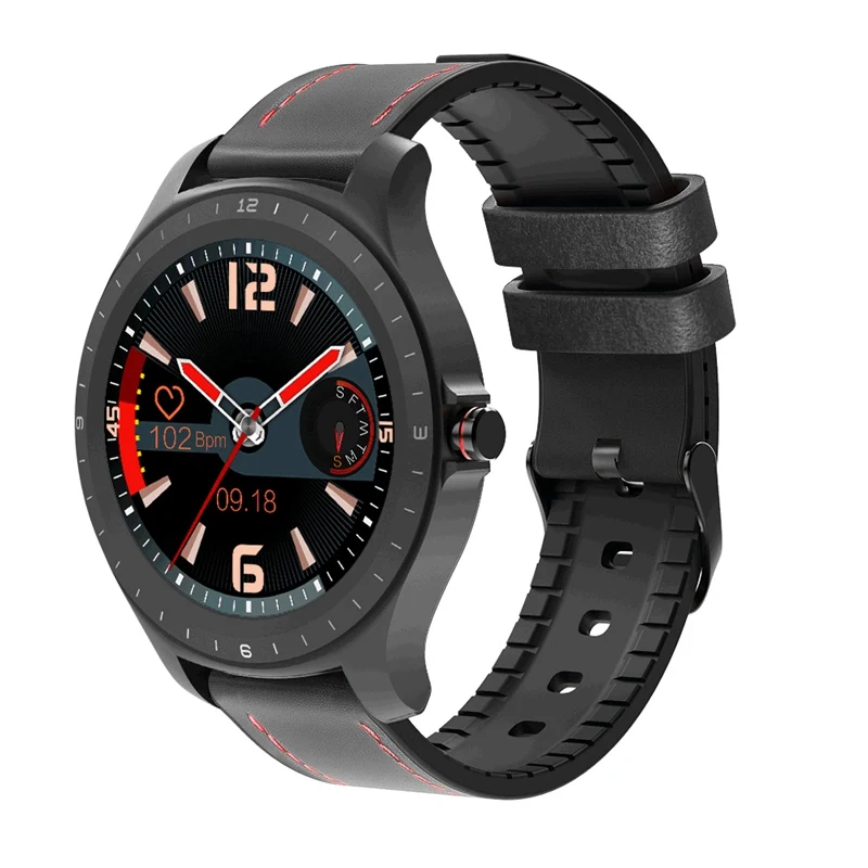 BlitzWolf BW-HL2 1.3-inch Full-round Touch Screen Heart Rate Blood Pressure Monitor Brightness Control 50 language Smart Watch |