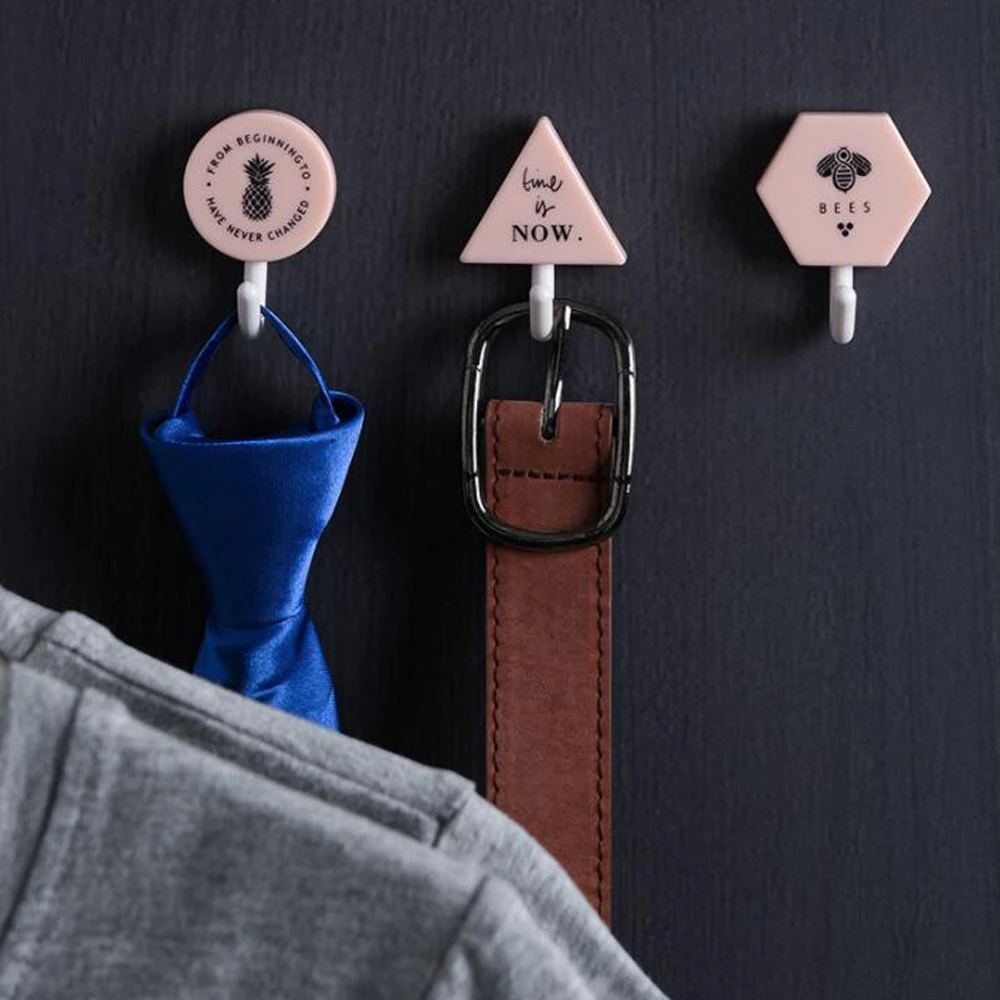 

3Pcs/Set Nordic Style Kitchen Hook Towel Rack Cookware Hook Key Hanger Wall Stickers Holder Wall Mount Kitchen Tool