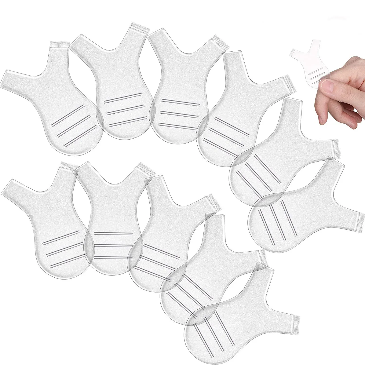 

10/20Pcs Y Shape Eyelash Brush Lash Perm Lift Brush Silicone Grafting Eyelash Lift Brush Makeup for Eyelash Extension Clean Up