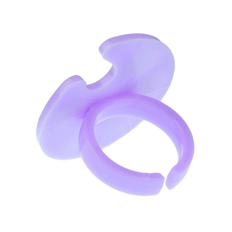 Пластиковый мини-лоток для рисования с кольцом на палец цветной смешивающий