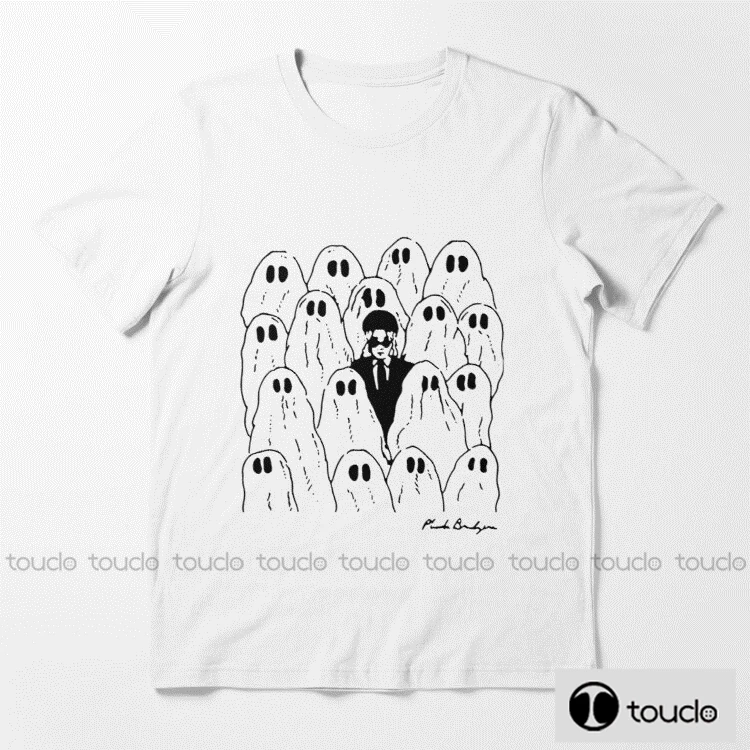 Новые мужские и женские футболки с рисунком призрака Мужская брендовая футболка