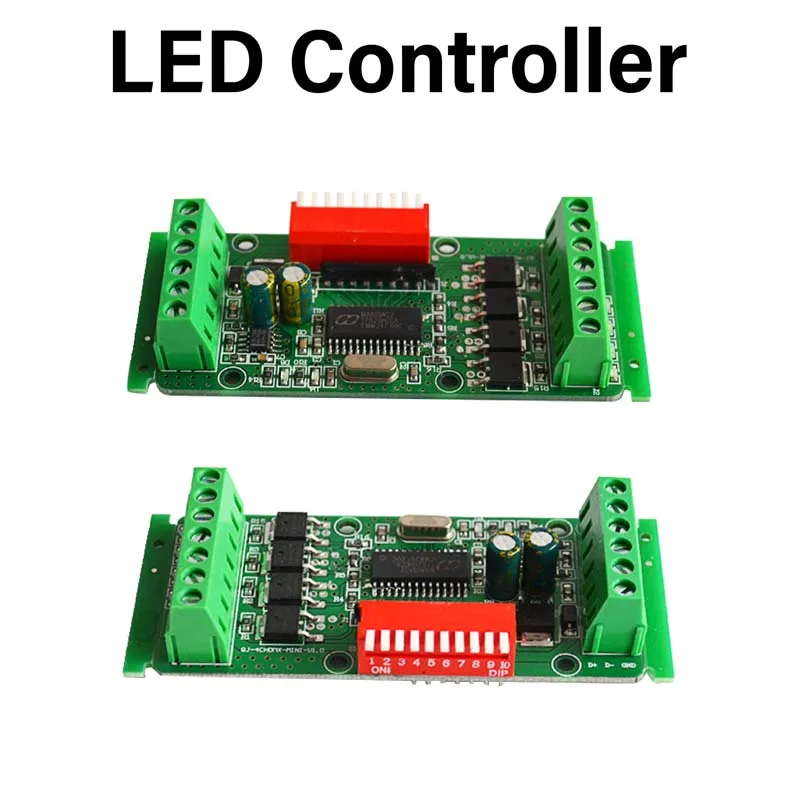 Светодиодный контроллер 3-4CH декодер dmx RGB светодиодный светодиодные полосы света