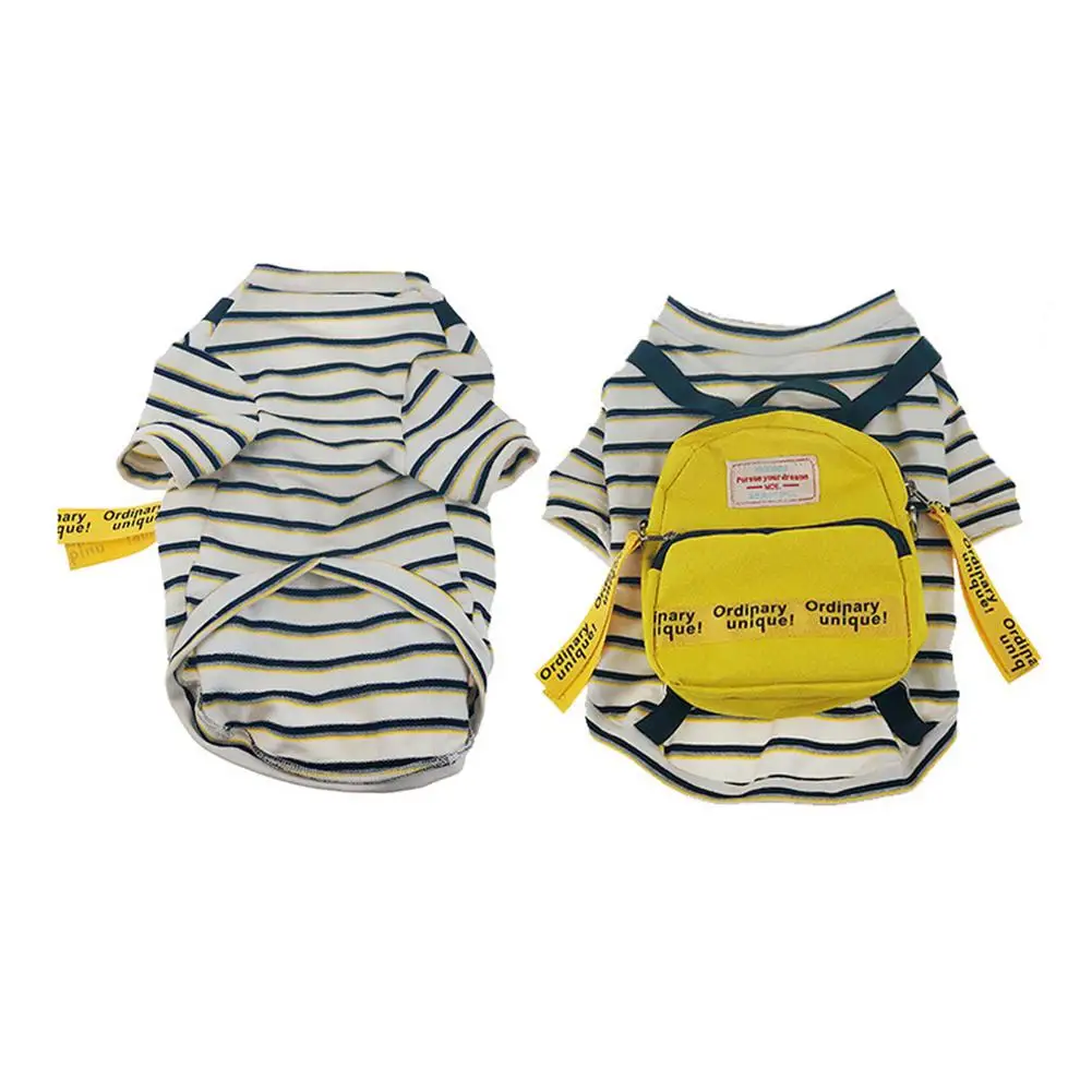 

Pet Dog Clothes Spring Autumn Pup Dogs Sweatshirt Pet Dog Cat Puppy Costumes Clothes Dressing With Backpack