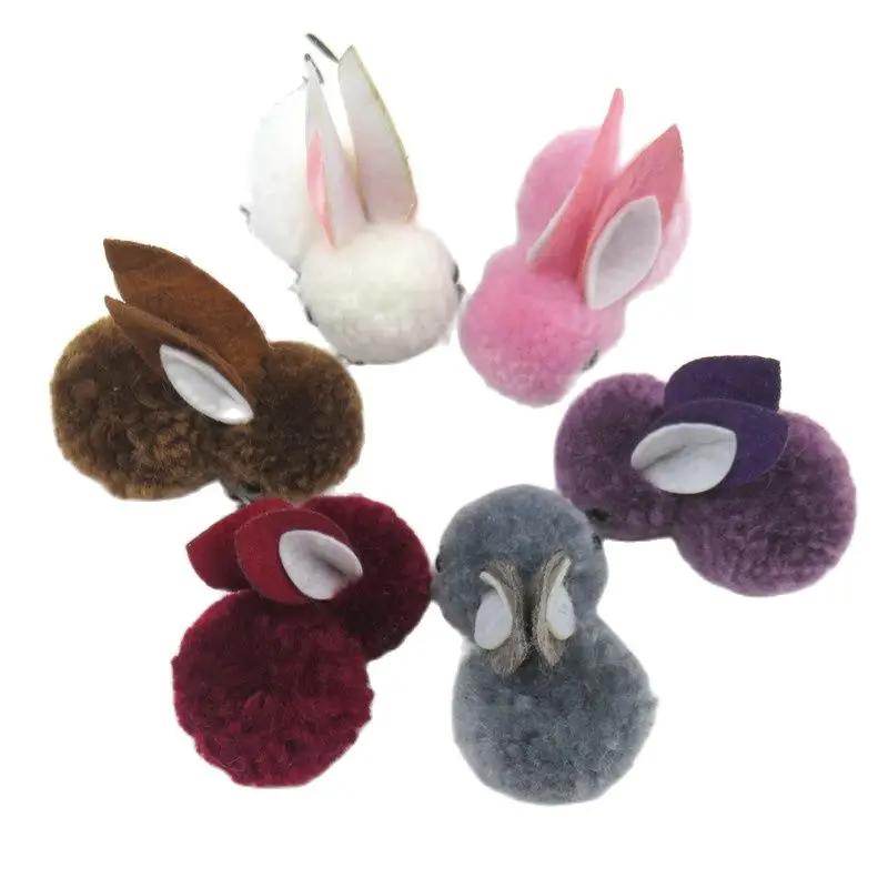 

Резинка для волос женская, с помпоном, 12 шт./лот