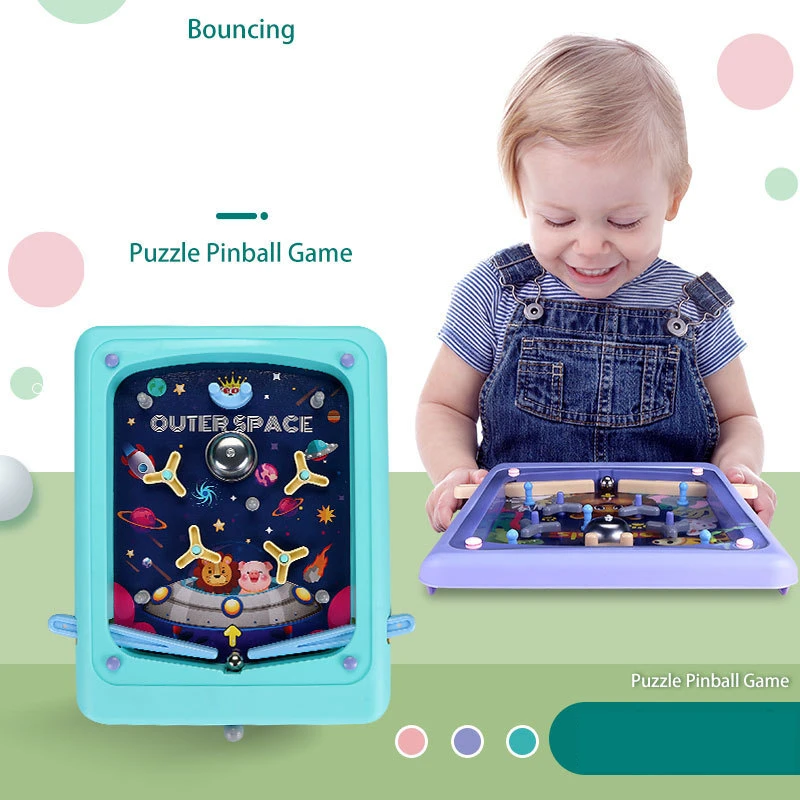 

Children Desktop Pinball Game Machine Fun Parent-Child Interactive Pinball Games Toys Kids Table Shooting Board Games ZLL