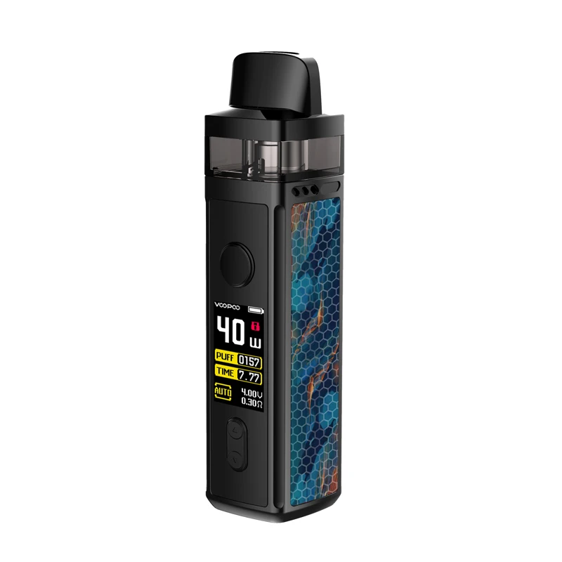 Oroginal VOOPOO VINCI Mod Pod VW Kit 40 Вт Vape с 1500 мАч встроенной батареей 5 мл Vinci PnP спиральная