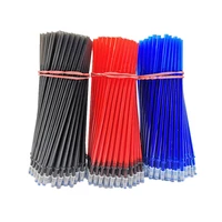 20pcsset 0 5mm erasable gel pen refills wiping red blue black ink pen replacement signature rods school office writing supplies