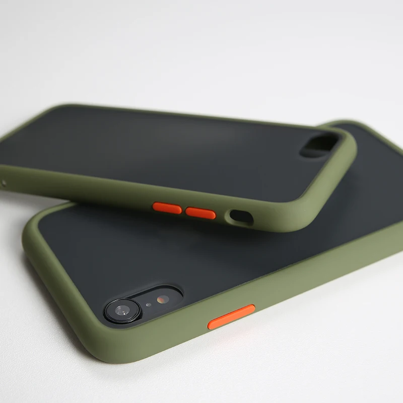 Полупрозрачный чехол для телефона iPhone 11 Pro X XR XS Max 7 8 Plus 6S Роскошная разноцветная