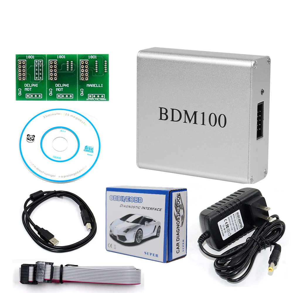 Программатор BDM100 ECU CDM1255 с адаптером инструмент для настройки микросхем Рамка BDM