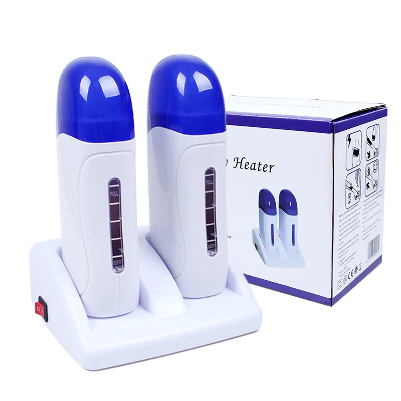 Профессиональный двойной нагреватель воска для депиляции рулон на два сиденья