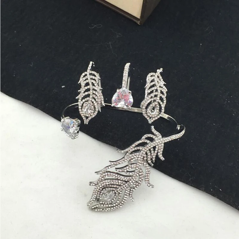 Модный Индивидуальный браслет из фианита высокого качества блестящий эффектный