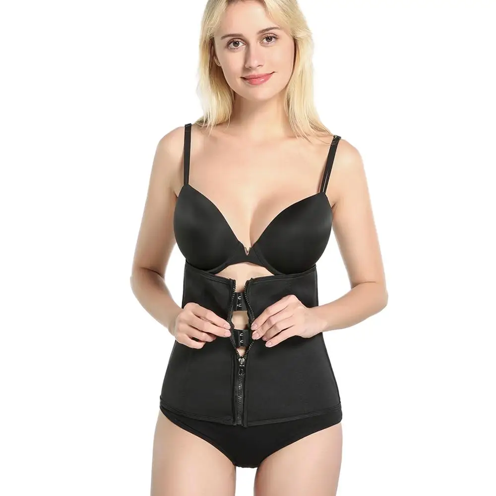 Женский неопреновый корсет на молнии с крючками | Женская одежда