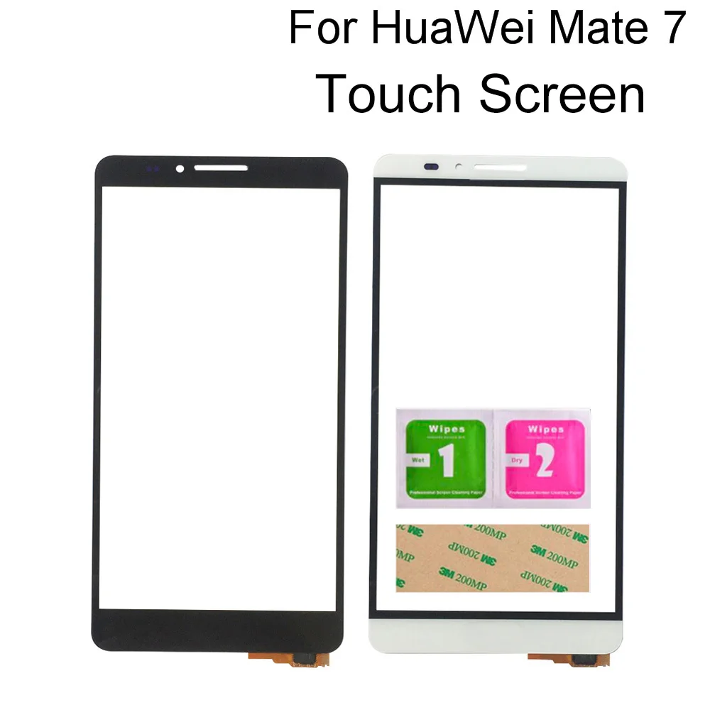 

Mobile Touch Screen For Huawei Ascend Mate 7 MT7-AL00 TL10 6.0" Front Outer Glass Touch Screen Digitizer Panel Sensor Tools