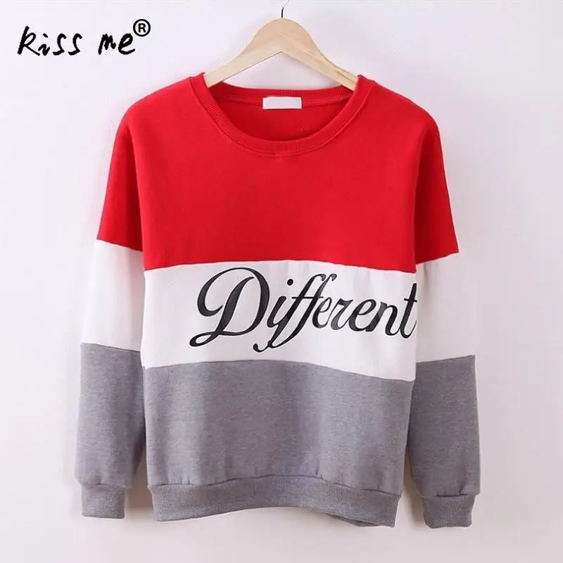 Однотонная весенняя одежда контрастных цветов свитеры для тренировок женские