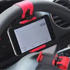 Автомобильный держатель Mini Air Vent, крепление на руль, держатель для мобильного телефона, универсальный держатель для iPhone