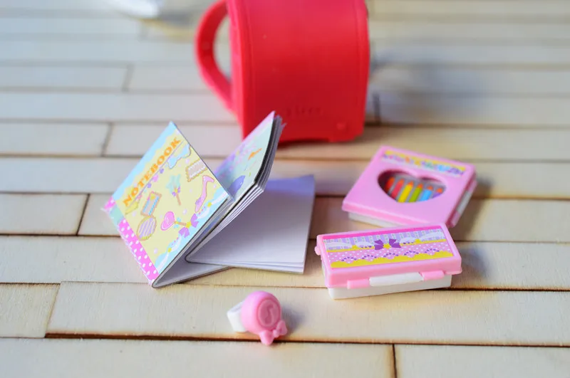 Сумка для куклы Blyth школьный ранец аксессуары кукол Licca pullip Barbies blyth Doll рюкзак 1/6