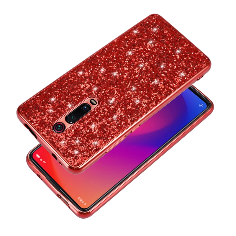 Чехол для XiaoMi RedMi K20 Модный Блестящий силиконовый чехол из ТПУ блестящий телефона