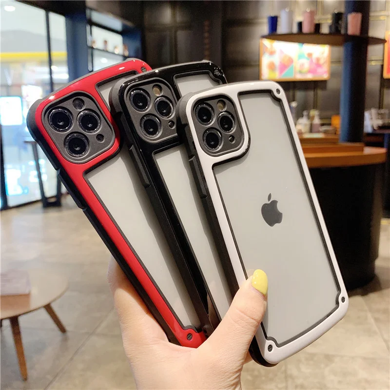 

For Iphone Phone 6 7 8 Plus 11 12 Mini Promax Pro Max Xr X S Xs Case Silicone Cover Coque Fundas Cover Mobile Phone Protective