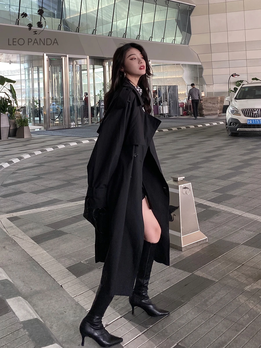 Женская кожаная куртка-бомбер ветровка в британском стиле с тонким поясом