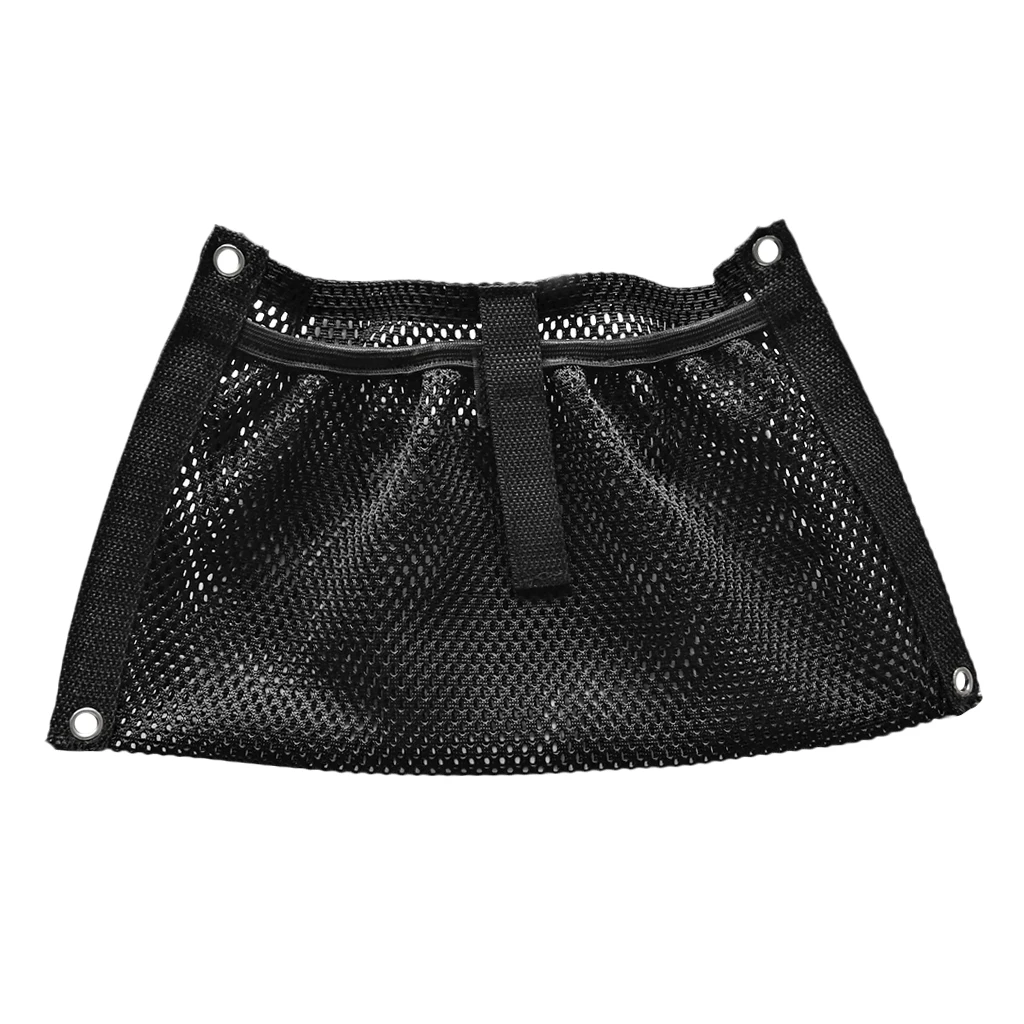 

Nylon Kayak Canoe Storage Mesh Side Pouch Bag Gear Holder Beer Can Hanger for Boat Dinghy
