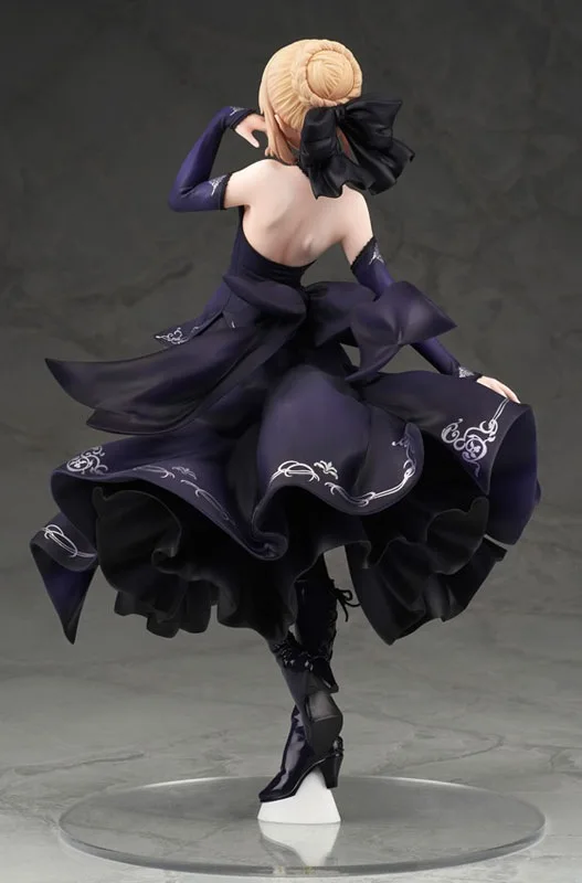 26 см из аниме Fate Zero Stay Night черные вечерние платье сабля Arturia Pendrag экшен-фигурок