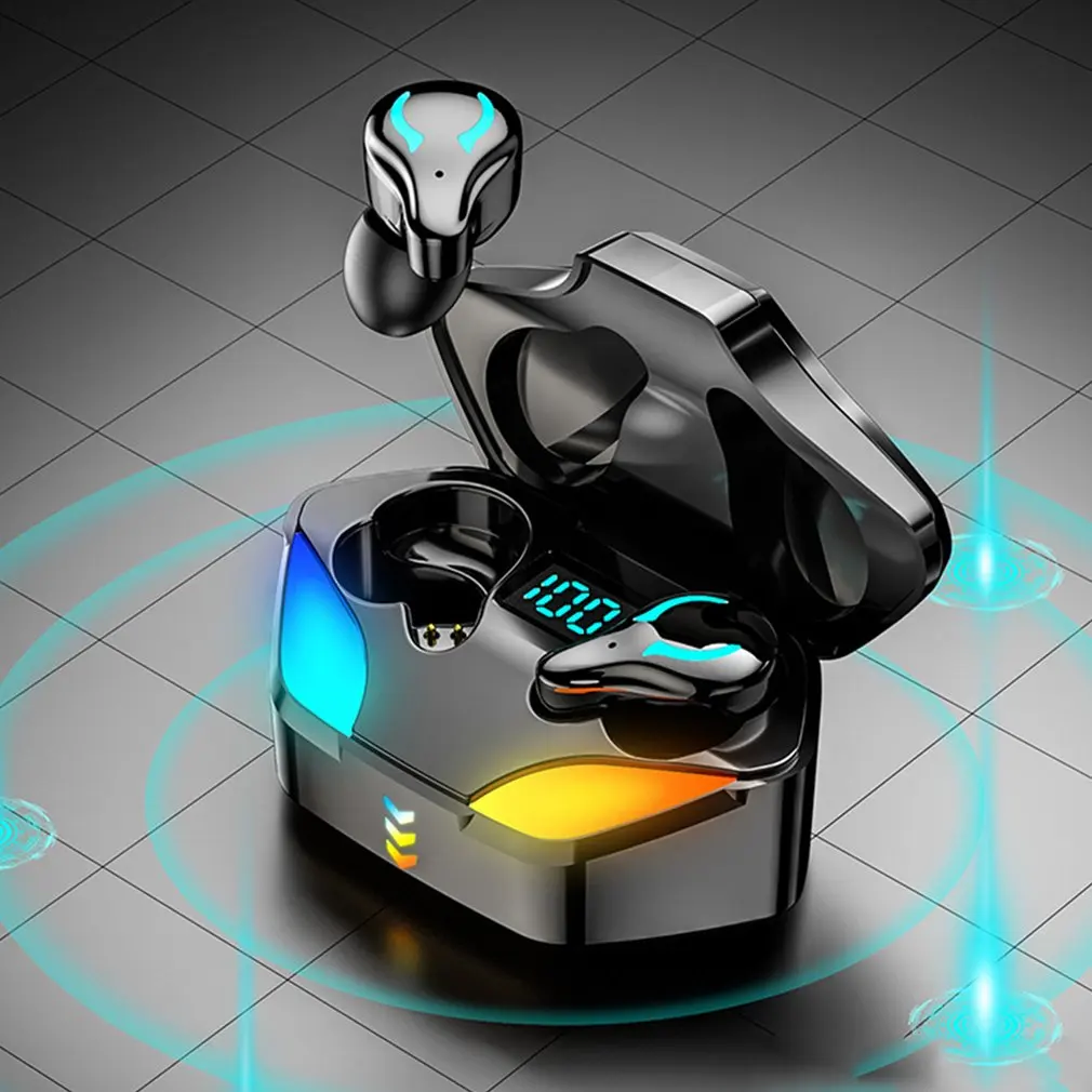 

Bluetooth-наушники TWS X1 со светодиодсветодиодный подсветильник кой, 9D стерео