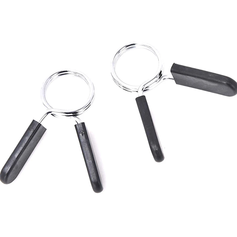 6 шт. пружинный зажим для штанги 30 мм ошейники упражнений Штанги Гантели