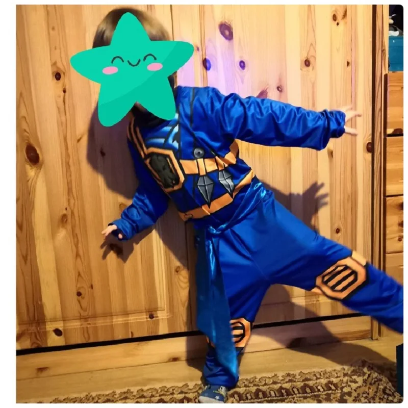 LEGO Ninjago костюм детский маскарадный вечерние одеваются на карнавал или Хэллоуин