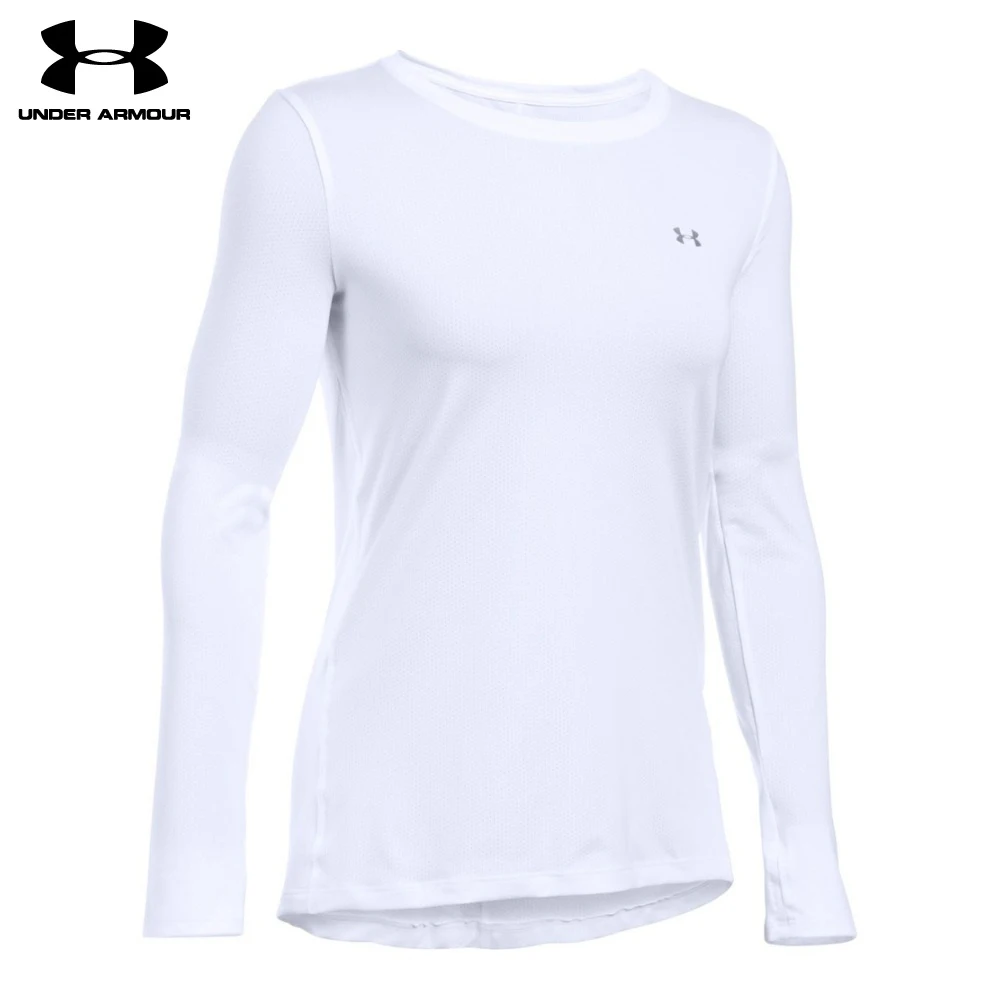 Лонгслив Under Armour HeatGear LS 1285640 100|Беговые куртки| |