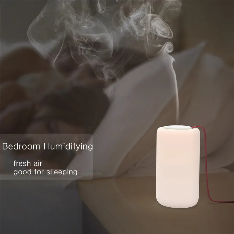 

430ML USB Air Humidifier Ultrasonic Aroma Diffuser For Home Essential Oil Aromatherapy Diffusers with Warm LED Light
