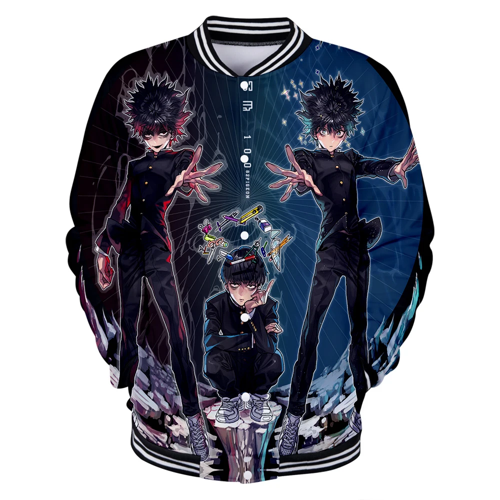 Мужская бейсбольная повседневная куртка модная в стиле хип хоп с 3D принтом 100