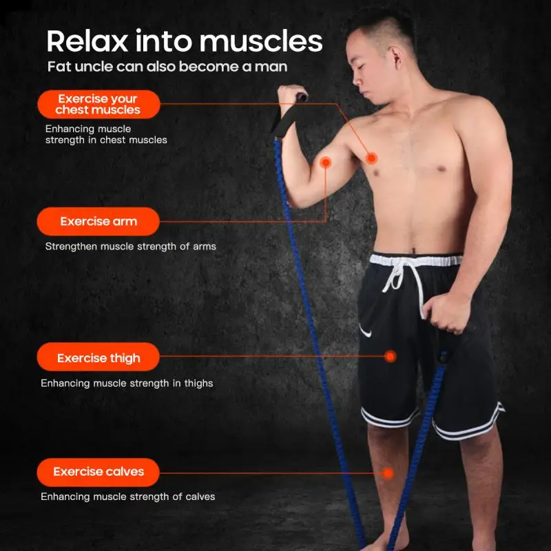 

2021 Newest Portable Resistance Bands 3 times Stretching Force Yoga Rope Fitness Body Building Belt Equipment Tension Rope Hot