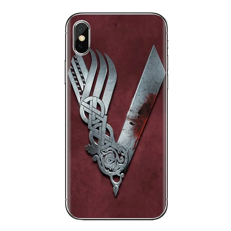 Чехлы для телефонов vikings Ragnar Lothbrok с логотипом samsung Galaxy S3 S4 S5 Mini S6 S7 Edge S8 S9 S10 Plus Note 3 4 5