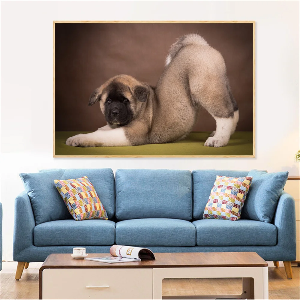 Домашний Декор Современный минималистичный Забавный умный собака Любовь