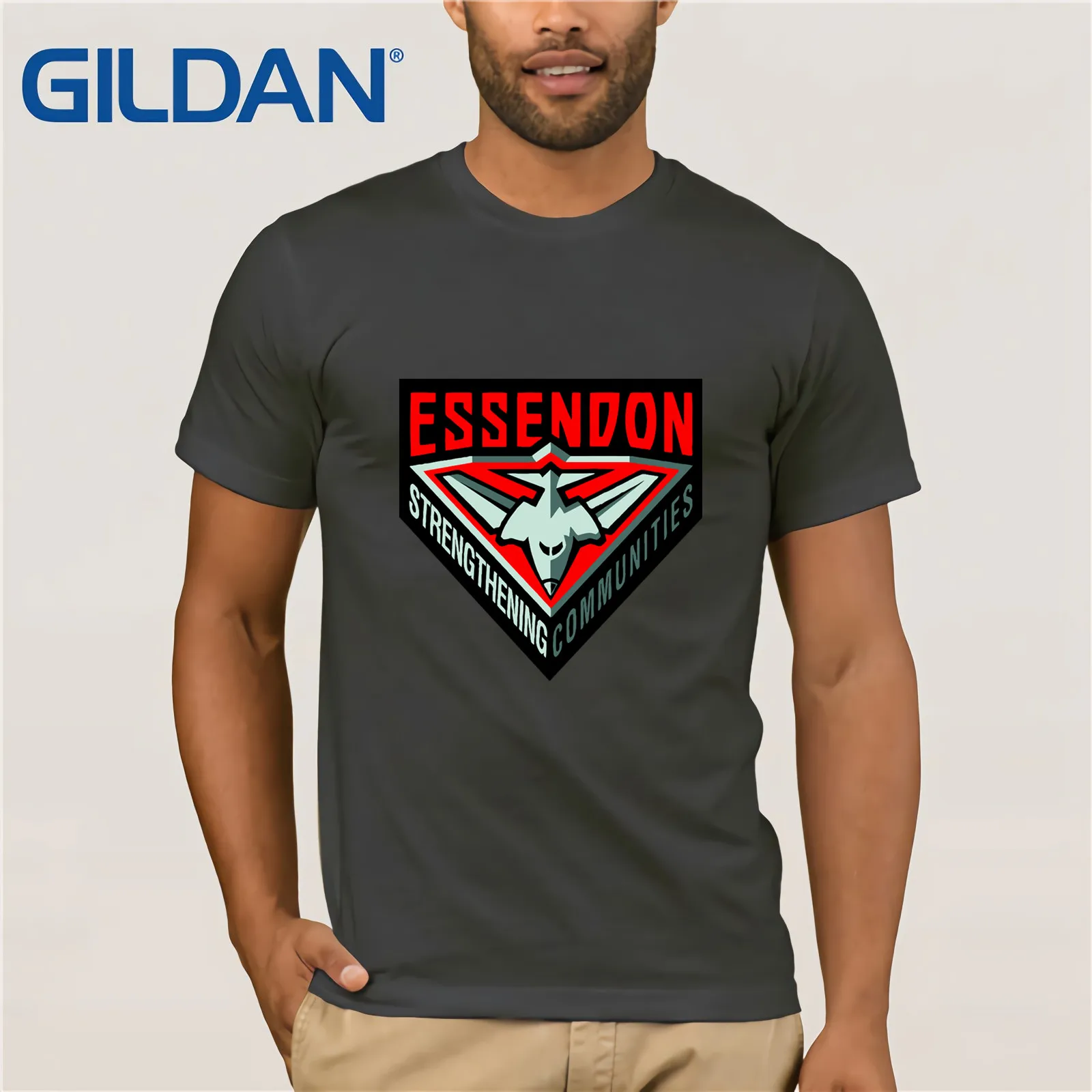 Essendon Bombers австралийский футболист Клуб Мужская футболка новый классический