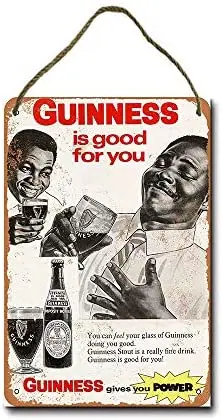

Metal Sign 8x12 Inch 1968 Guinness Stout Beer Wall Decor Hanging Sign