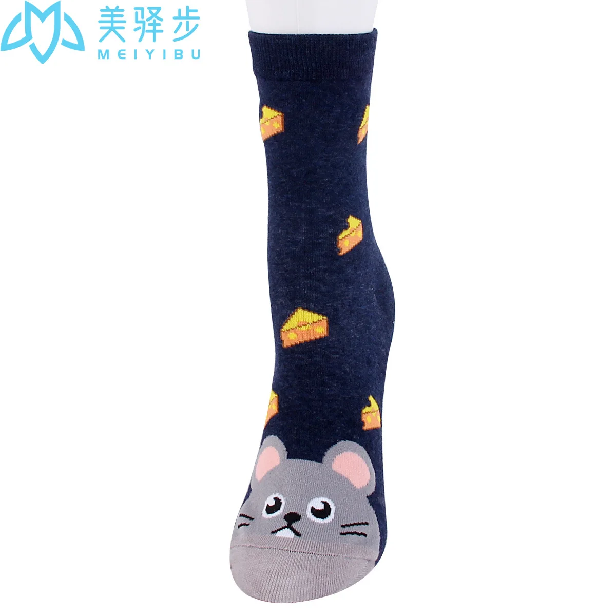 12 Pairs Per Set Winter New Korean Jacquard Cartoon Puppies Female Lovely Jacquard Sock Gift Wholesale