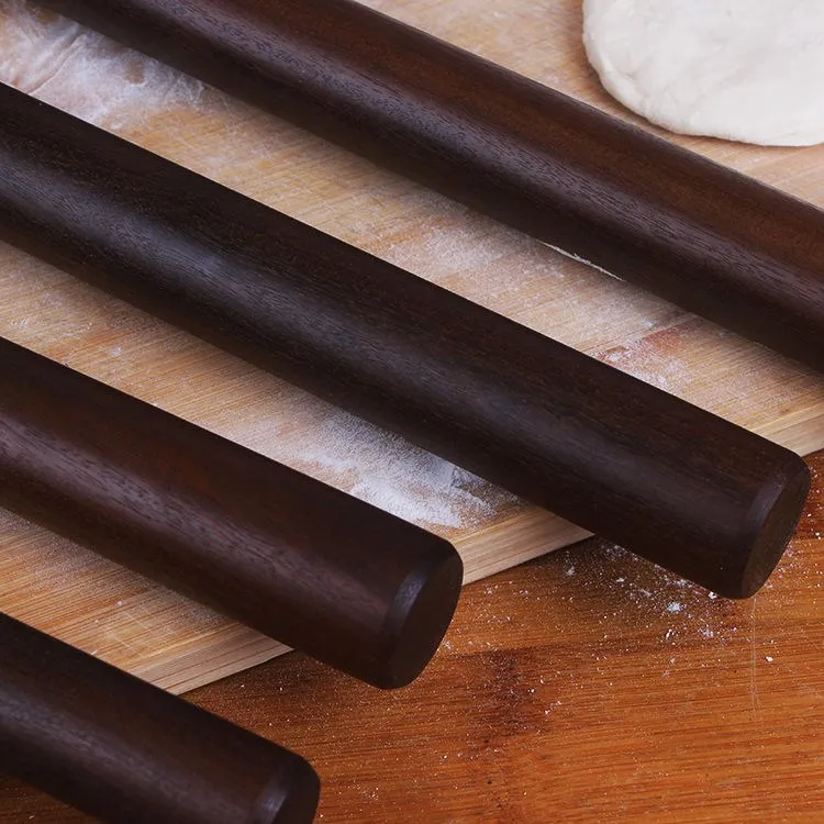 

Не липкая Скалка из массива дерева, различные размеры, пельмени, кожаная лапша, кондитерские инструменты, кухонные принадлежности, DI50GMZ